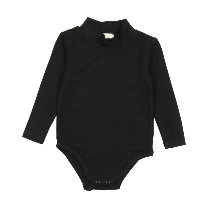 Bamboo Mockneck Onesie - Black