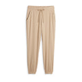 Bamboo Rib Drawstring Jogger - Taupe