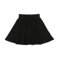Basic Ribbed Skirt- Black