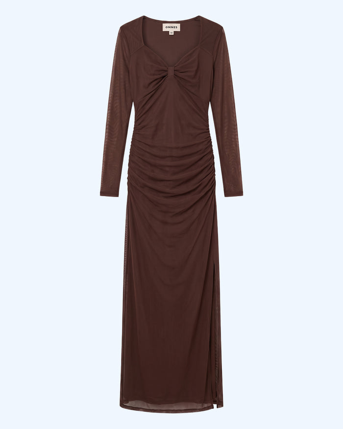 Beale Dress in Chocolate