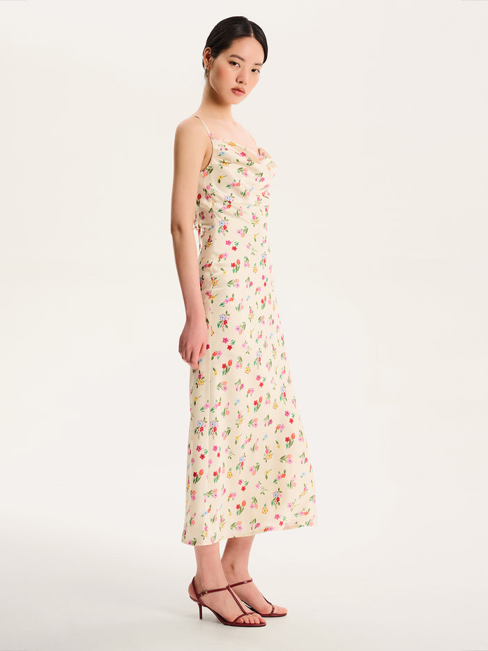Belle Dress  in Yellow Floral