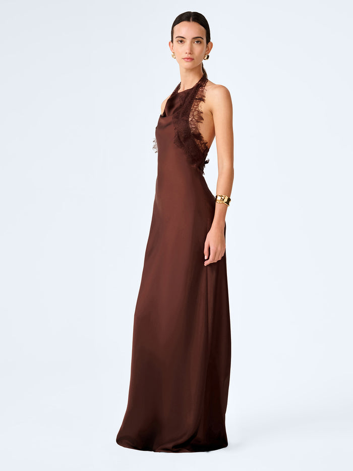 Benita Dress in Chocolate
