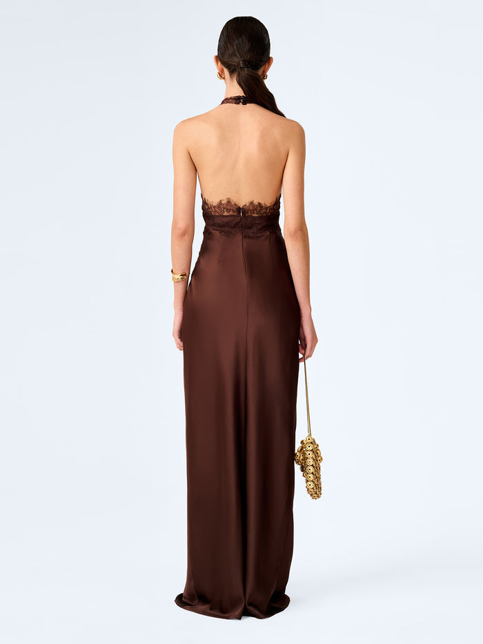 Benita Dress in Chocolate