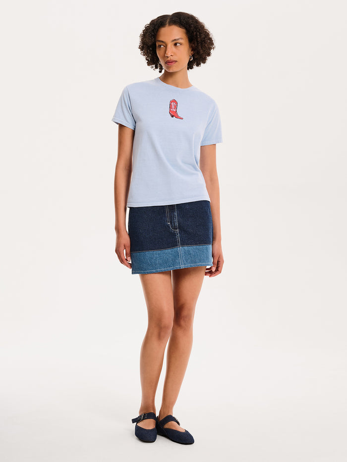 Benny Skirt in Dark Wash