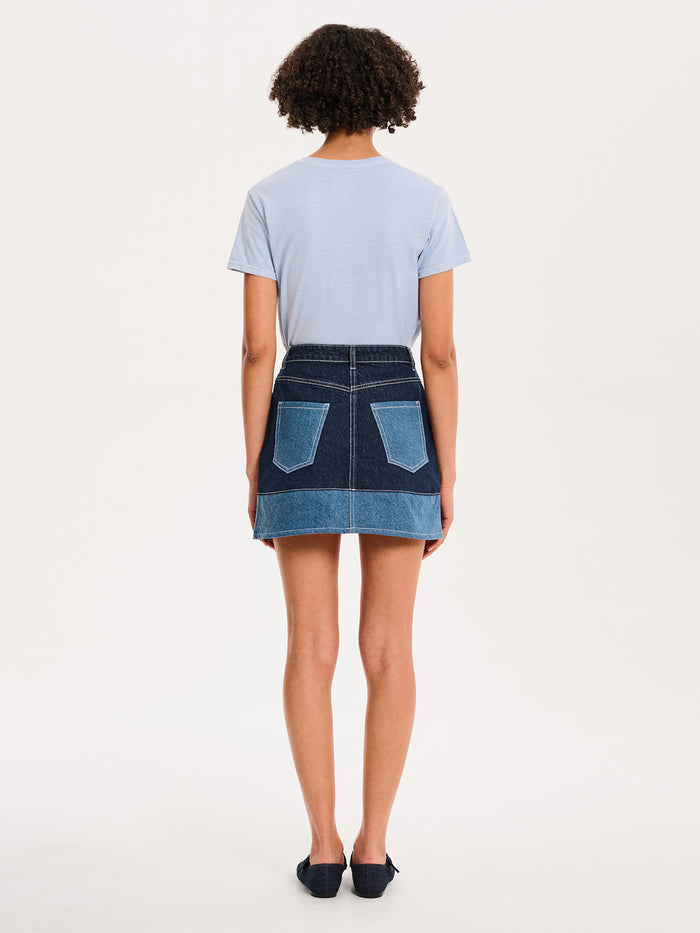 Benny Skirt in Dark Wash