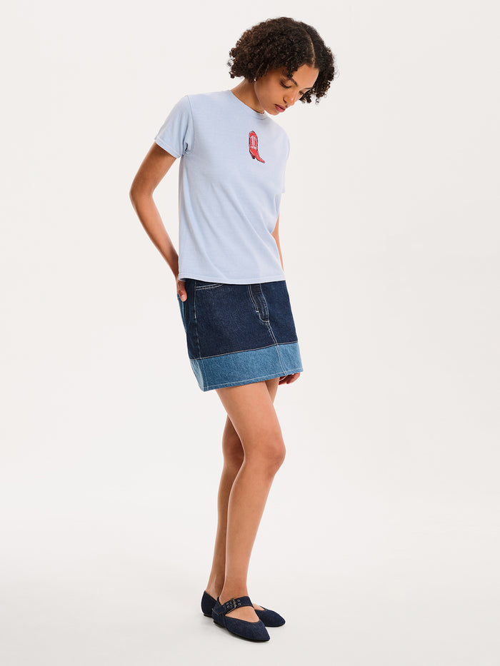 Benny Skirt in Dark Wash