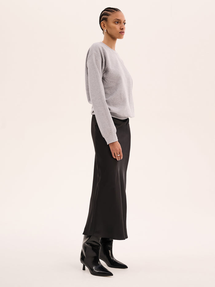Billie Sweatshirt in Grey Marl