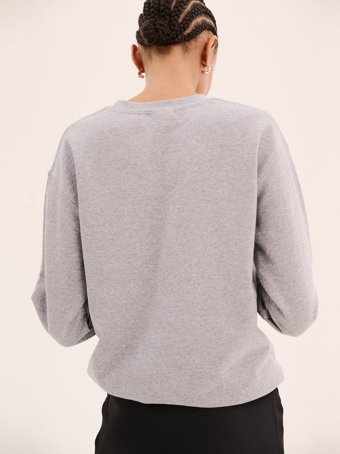 Billie Sweatshirt in Grey Marl