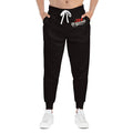 Black 314 Originals Athletic Joggers – Retro Script Logo Sweatpants - 314 Originals