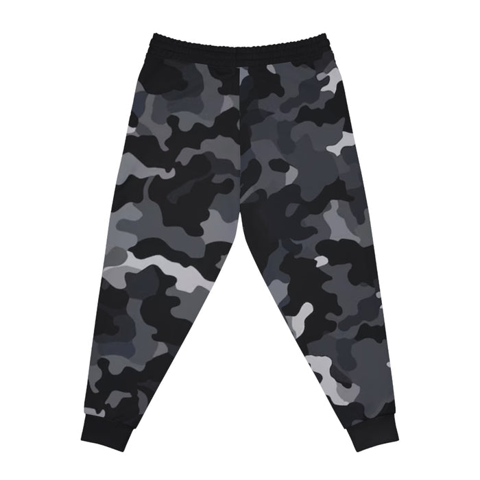 Black Camo 314 Originals Athletic Joggers – Retro Script Logo Sweatpants - 314 Originals
