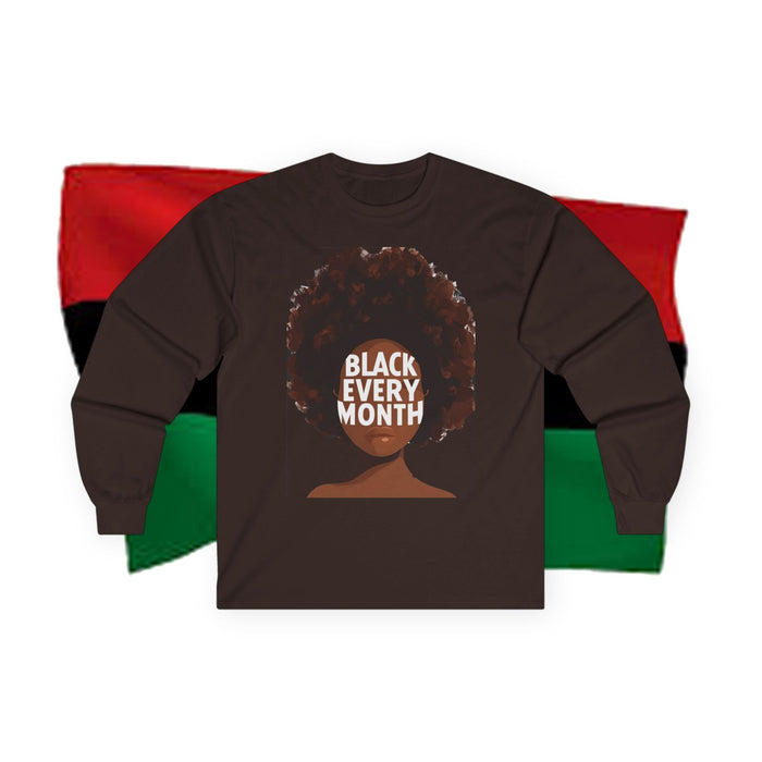 Black Every Month Long Sleeve Tee - 314 Originals