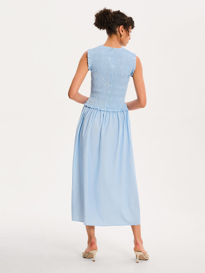 Blaire Dress in Light Blue