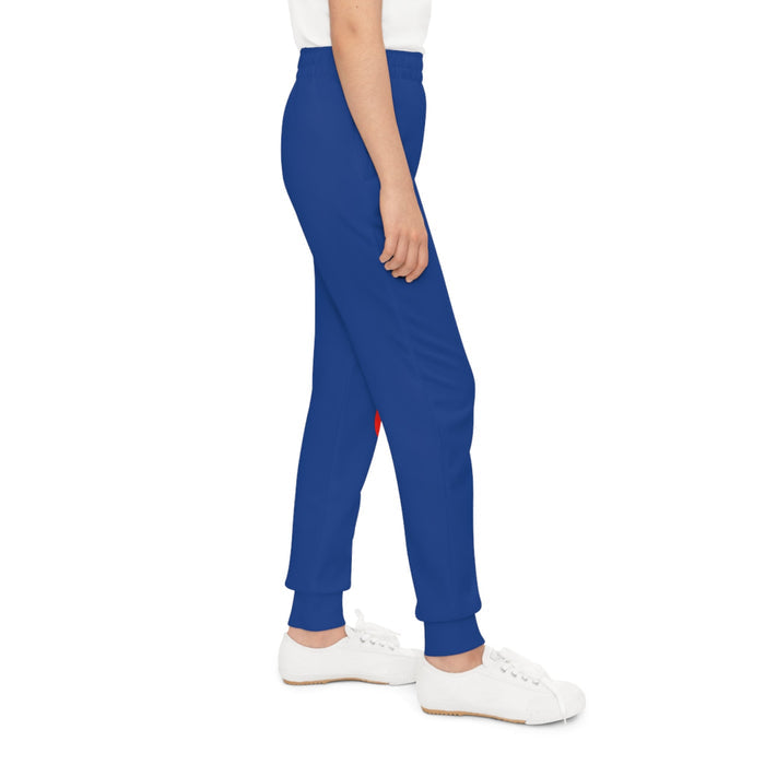 Blue Grey Youth Joggers — Red "Originals" Script Side Graphic - 314 Originals