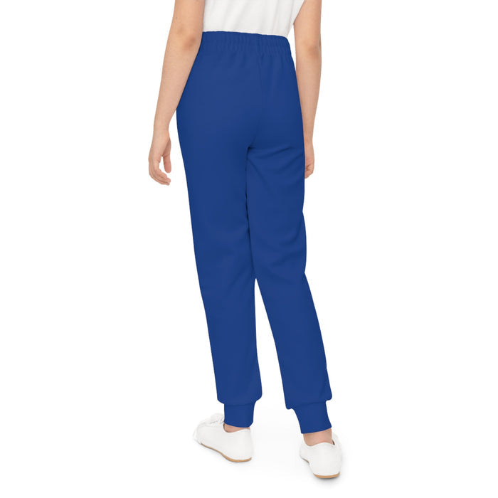 Blue Grey Youth Joggers — Red "Originals" Script Side Graphic - 314 Originals