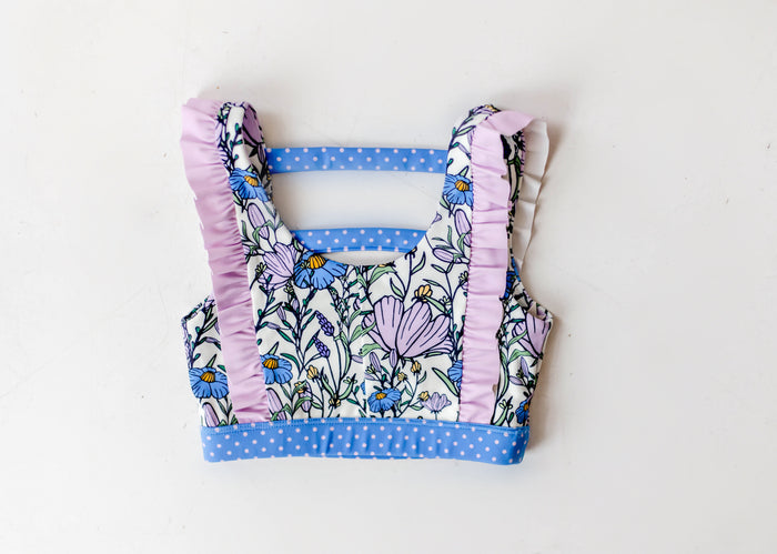 Blueberry Dot Active Top (Runs Small)