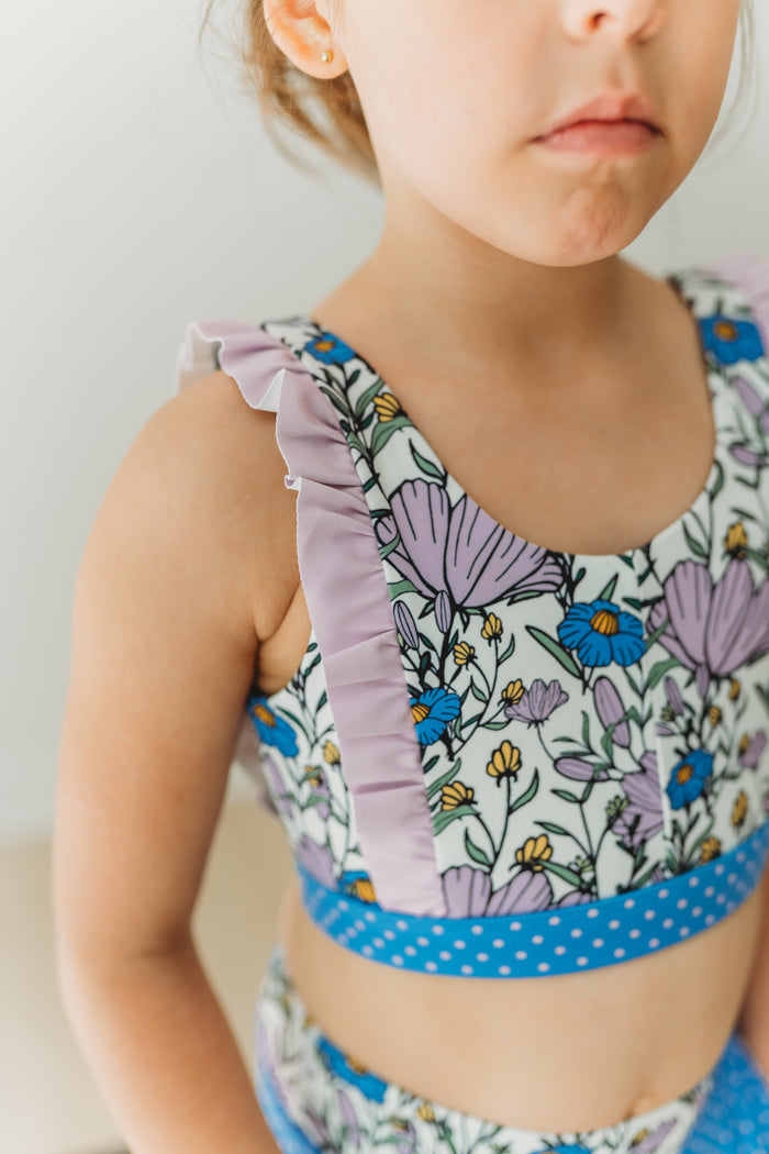 Blueberry Dot Active Top (Runs Small)