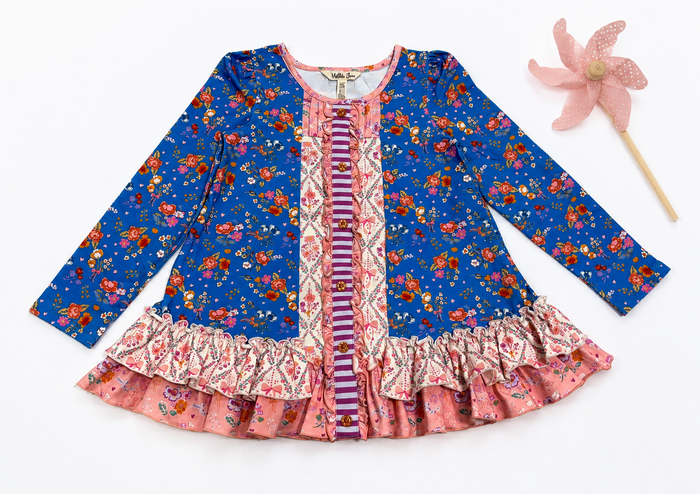 Bluebird Hollow Ruffle Tunic (Pre-Order)