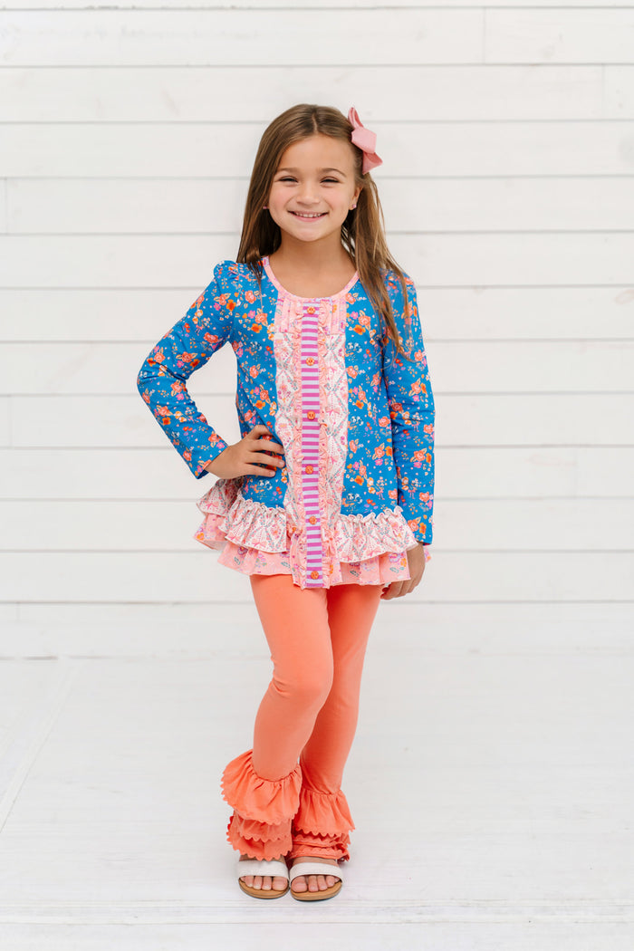 Bluebird Hollow Ruffle Tunic (Pre-Order)