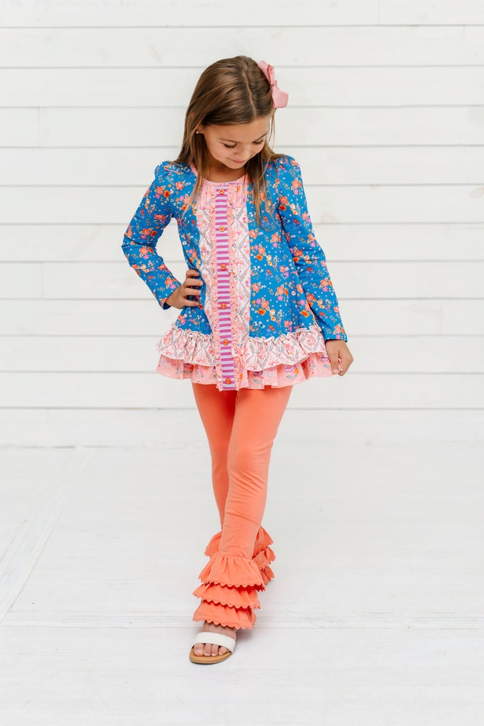 Bluebird Hollow Ruffle Tunic (Pre-Order)