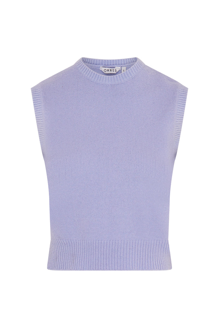 Bob Sweater Vest in Light Blue