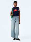 Bob Tomato Vest in Navy