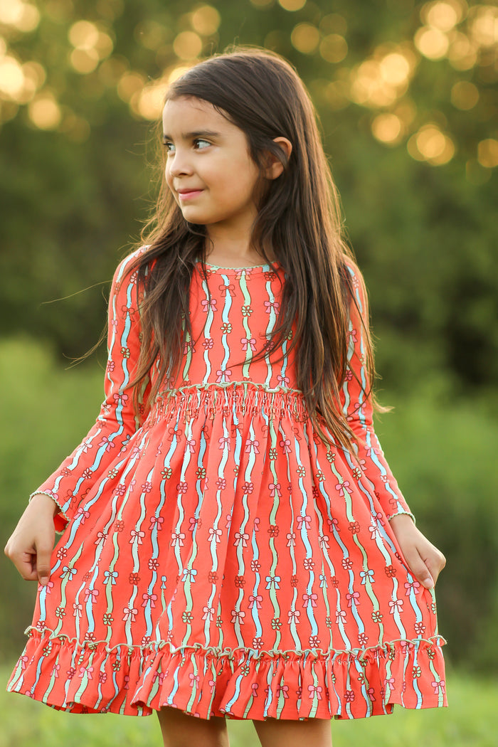 Bows In A Row Lap Dress