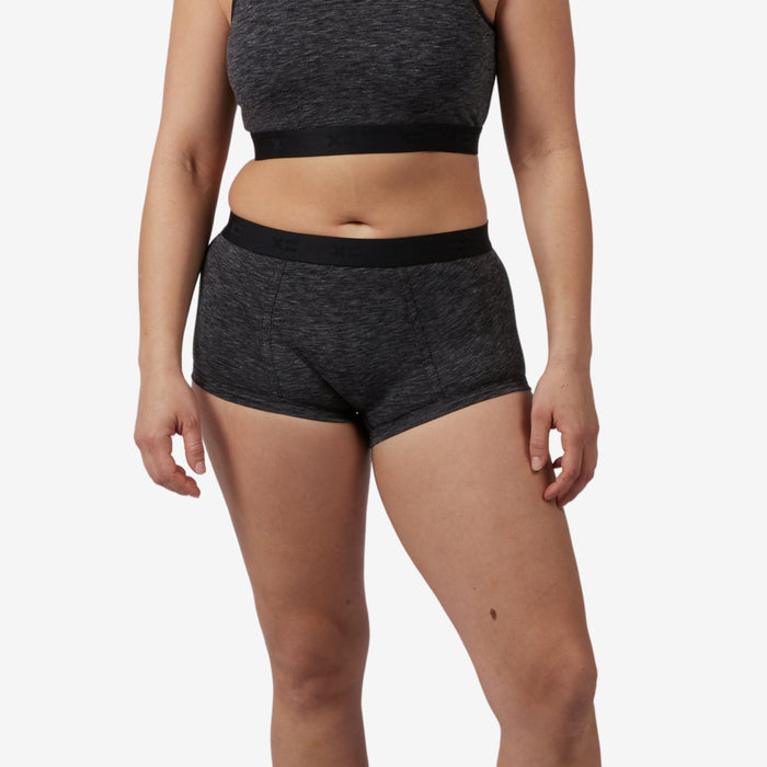 Boy Shorts - Meteor Gray Heather