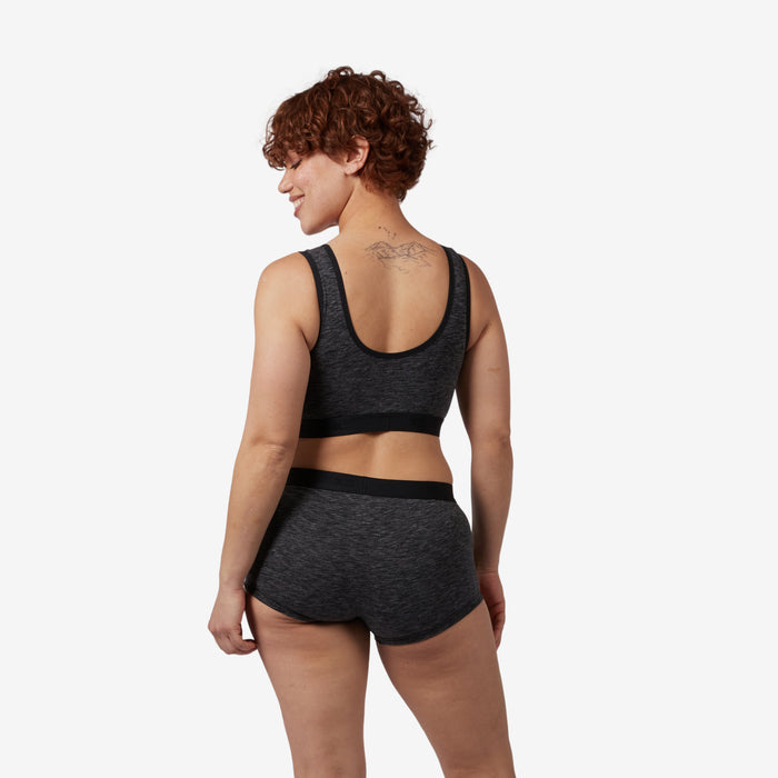 Boy Shorts - Meteor Gray Heather