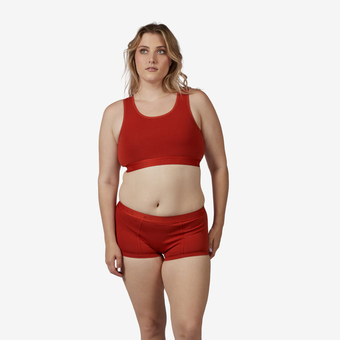 Model: Natalie is 5'11" and wears a Medium