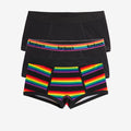 Boy Shorts 3-Pack - Stripe Up