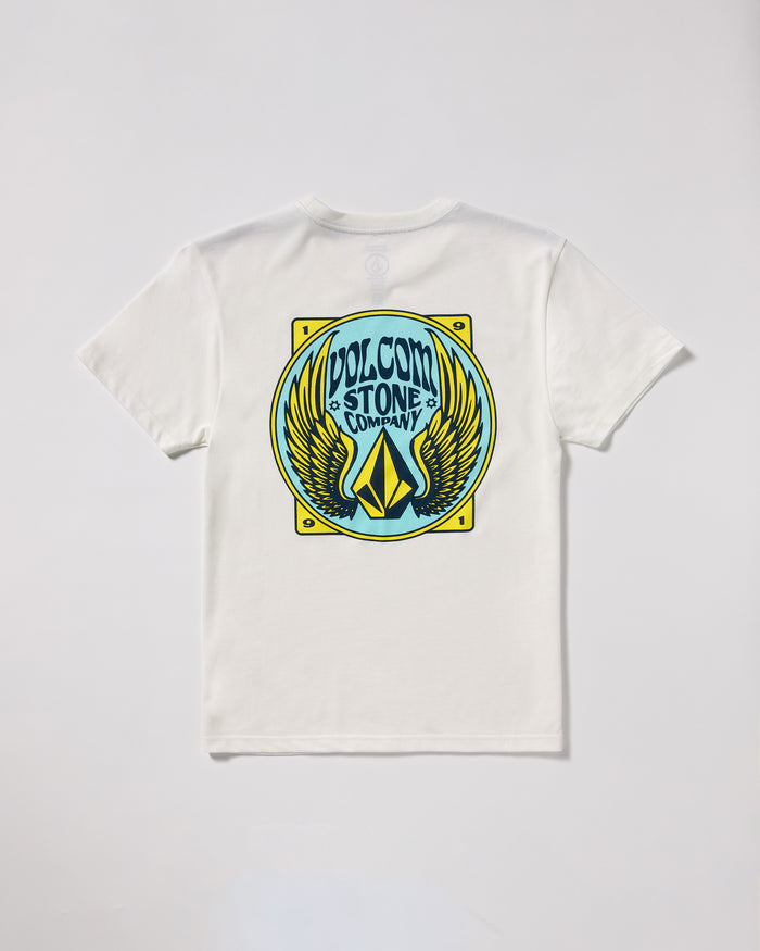 Kids' BB Dactyl Short Sleeve Tee-Off White-Volcom
