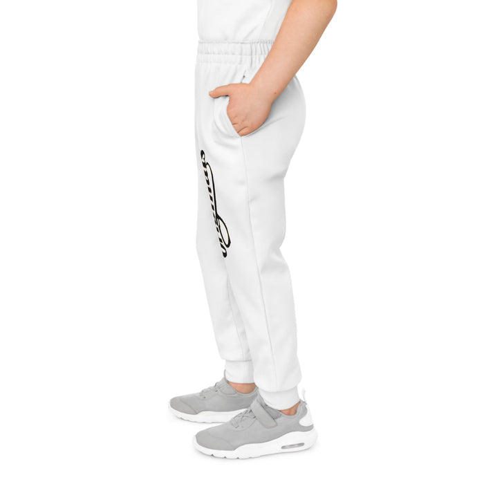 Boy's Joggers — 314 Originals Logo Sweatpants (White) - 314 Originals
