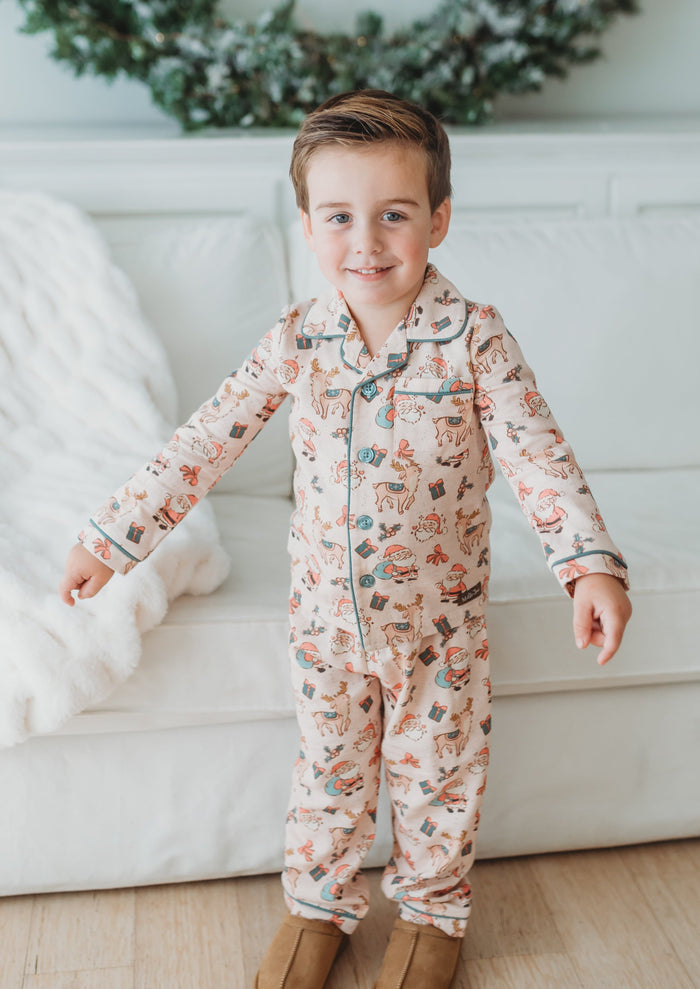 Boy's Santa Sugarplum Lounge Set
