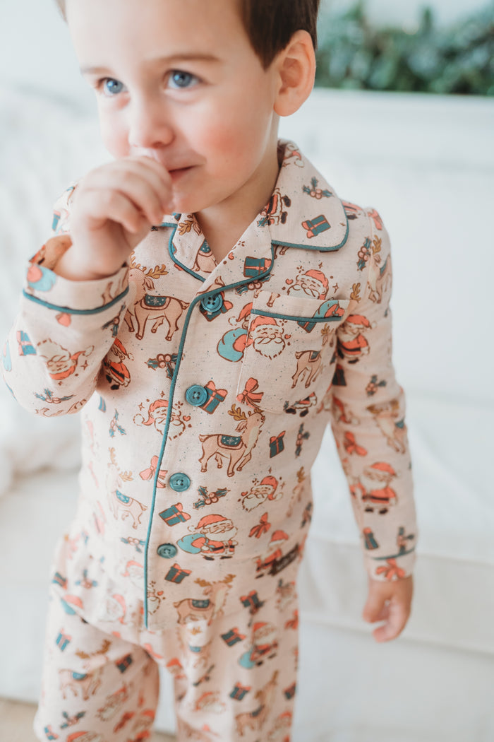 Boy's Santa Sugarplum Lounge Set