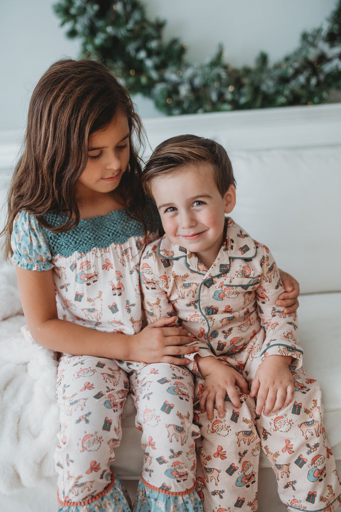 Boy's Santa Sugarplum Lounge Set