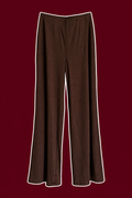 Brand New Chocolate Brown Rhinestone Flare Pants
