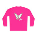 Breast Cancer Awareness Ribbon Butterfly Long Sleeve Tee - 314 Originals