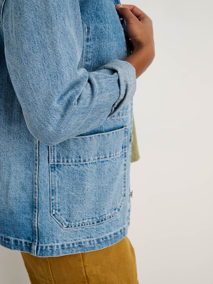 Britt Work Jacket In Denim