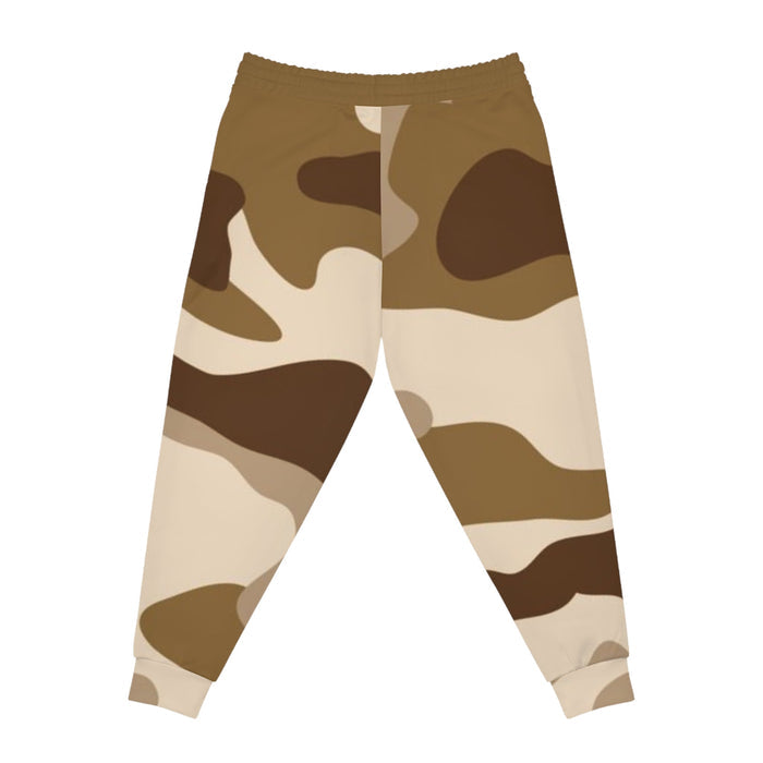 Brown Camo 314 Originals Athletic Joggers – Retro Script Logo Sweatpants - 314 Originals