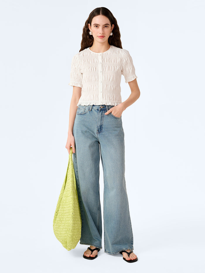 Burke Top in White