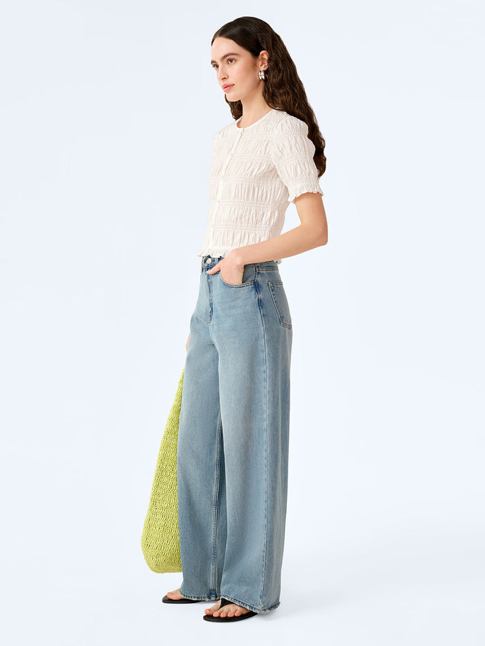 Burke Top in White