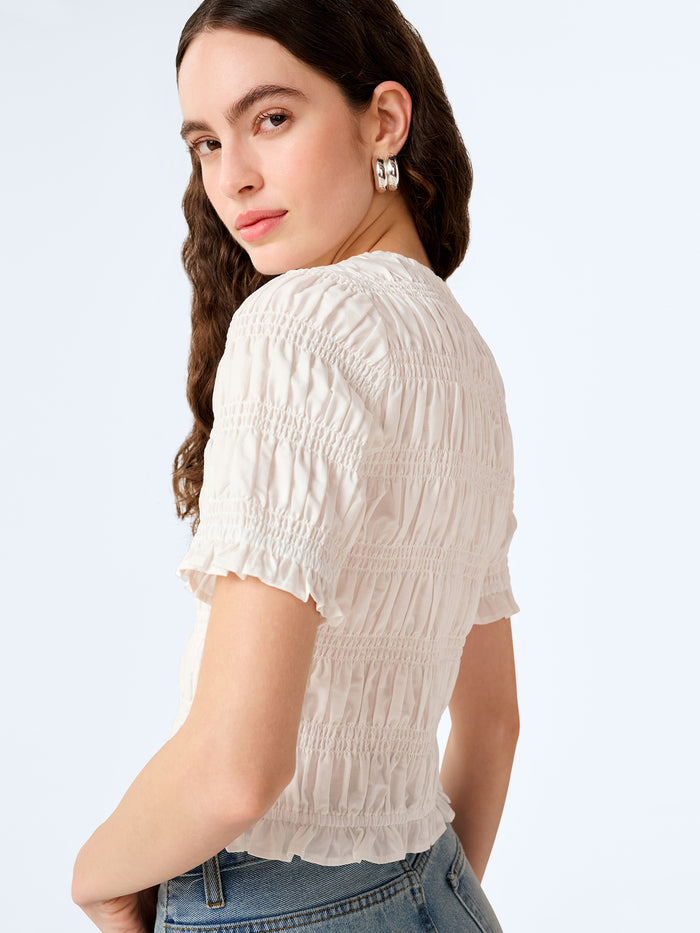 Burke Top in White