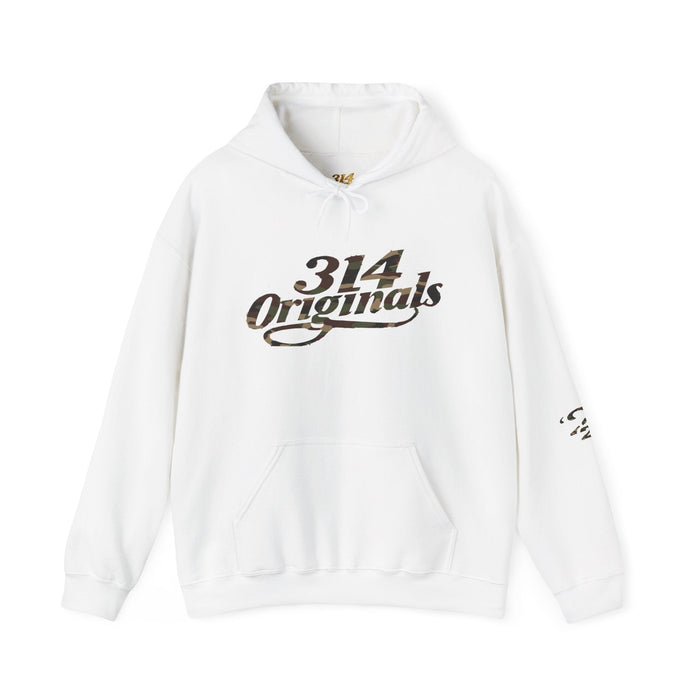 Camo '314' Script Hoodie — City Pride Casual Pullover - 314 Originals