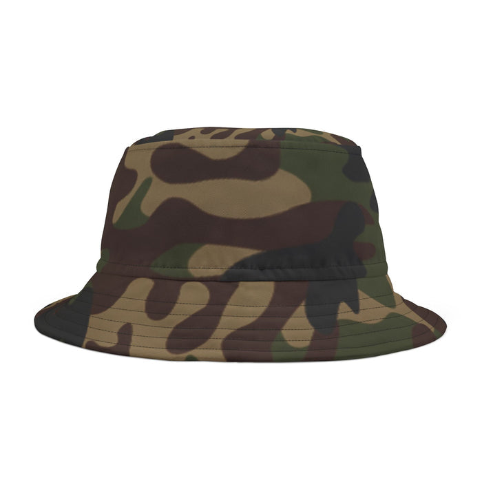 Camo Bucket Hat – Classic Woodland Camouflage Bucket Hat with 'U.S. Originals' Accent - 314 Originals