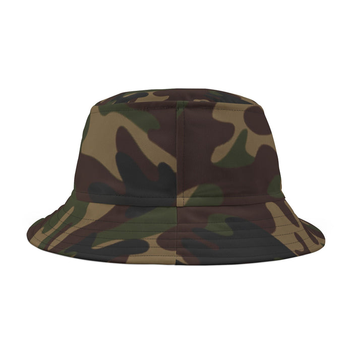 Camo Bucket Hat – Classic Woodland Camouflage Bucket Hat with 'U.S. Originals' Accent - 314 Originals