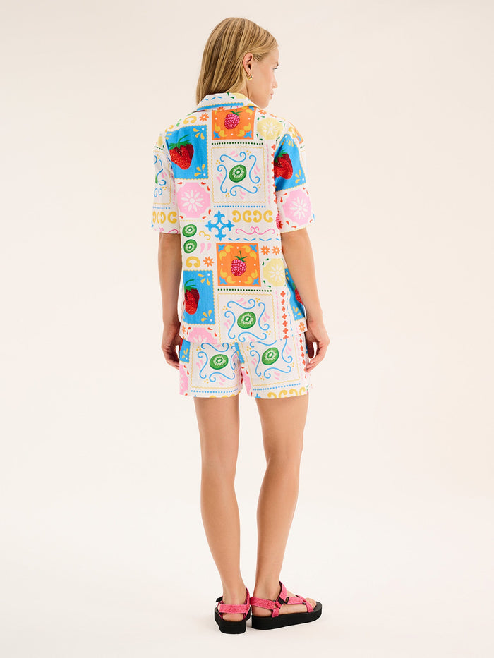 Canaria Short in Fruit Print