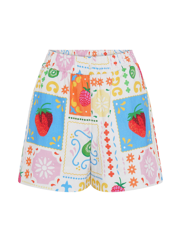 Canaria Short in Fruit Print