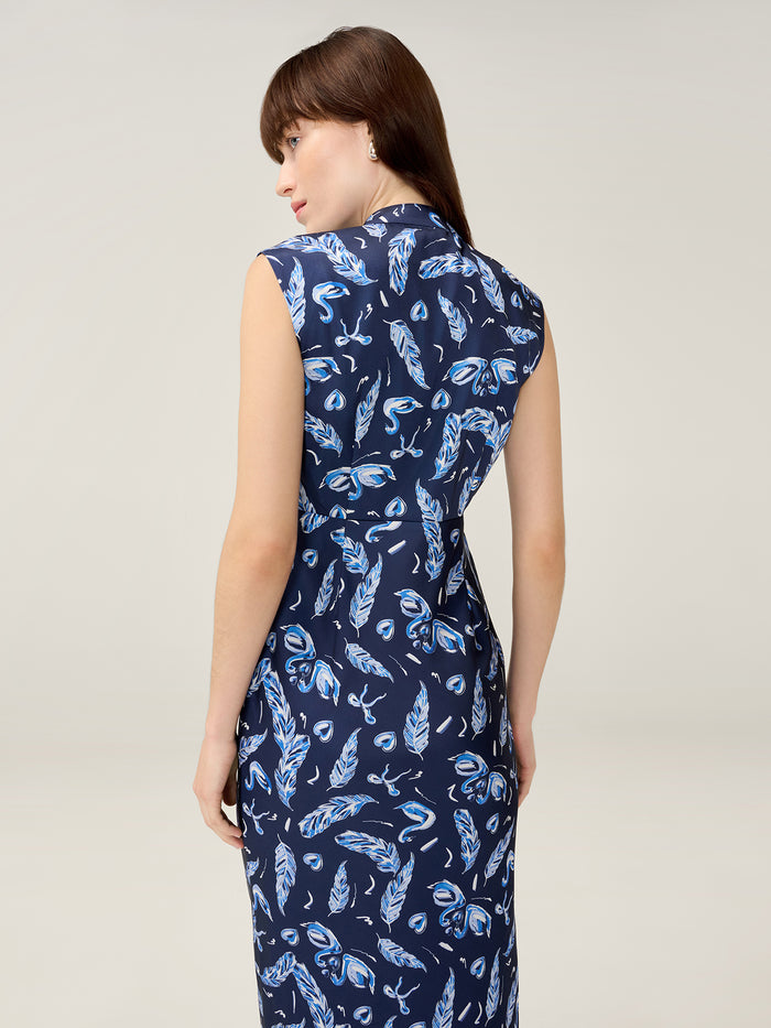 Candice Dress in Navy