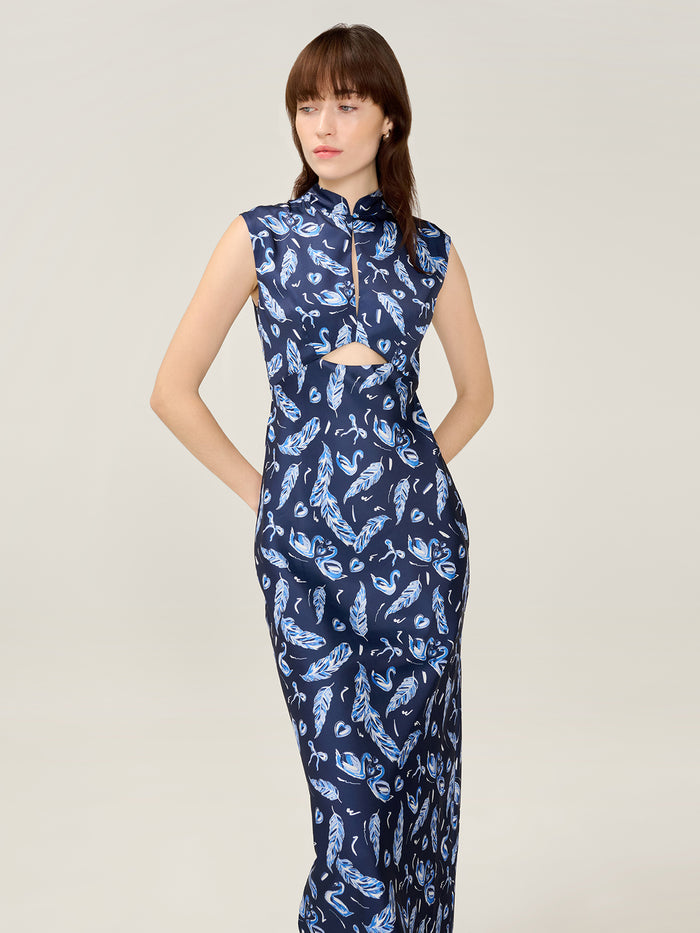 Candice Dress in Navy