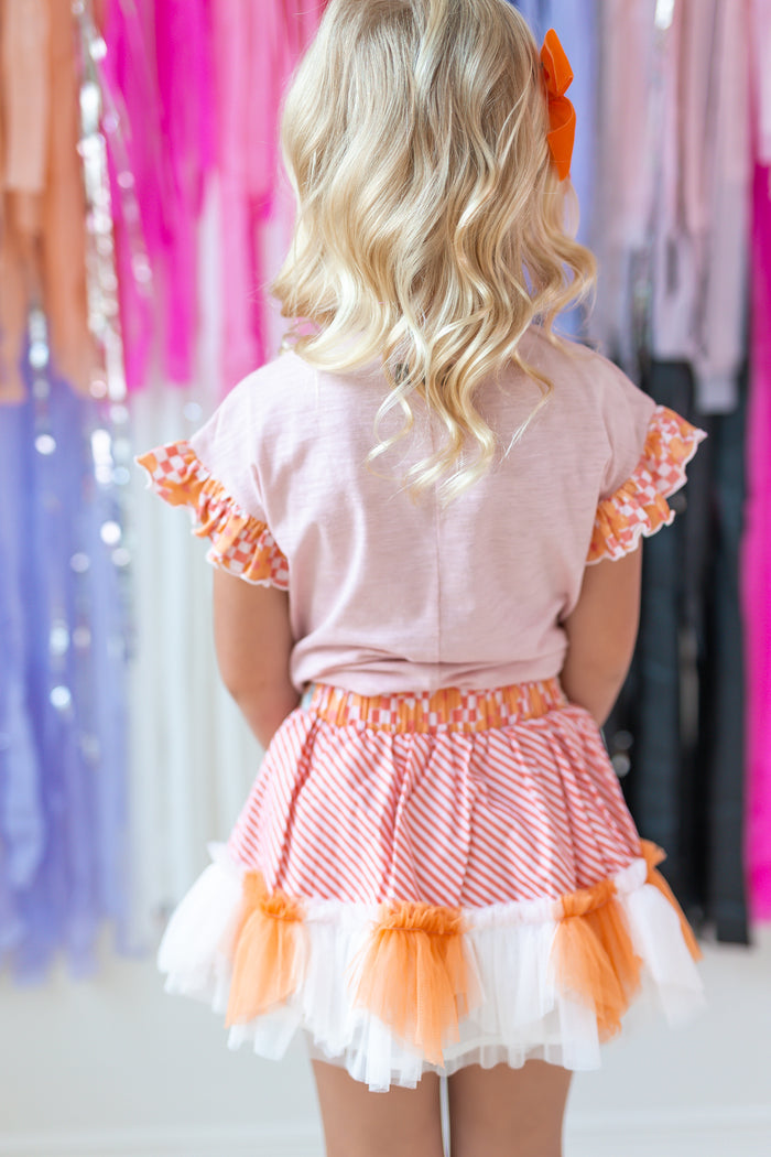 Candy Corn Twirl Skirt